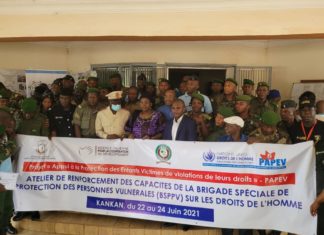 Kankan : les Officiers de la Police Judiciaire outillés