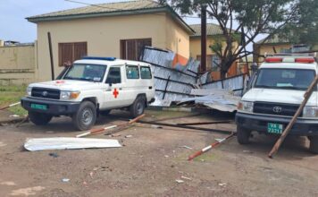 Boké-tornade: Plusieurs véhicules et ambulances endommagés à l’IRS (Service Communication)
