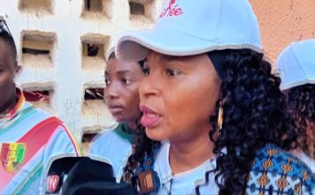 Kindia: Soutient au CNRD, la Femme d’Ousmane Gaoul Diallo draine du monde