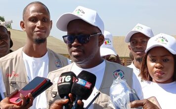 Kindia: le DG de l’ANACIP participe à l’embellissement de l’Ecole Primaire de Gangan