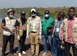 Santé: Incinération de plus d’une tonne de produits prohibés par le Service Contrôle qualité de la préfecture de Boké
