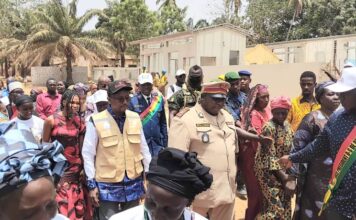 Boké-PN-RAVEC: Le Ministre Mohamed Lamine Sy Savané en tournée d’information et de sensibilisation dans les sous-préfectures