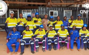 Fria : L’ONFPP forme une vingtaine d’employés de TESMEC-GUINÉE sur les gestes de premiers secours et sur la sécurité-incendie