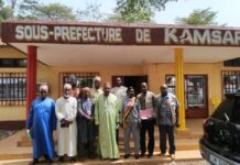 Boké-PN-RAVEC: L’inspection régionale du Commerce en tournée de sensibilisation des commerçants dans les CR