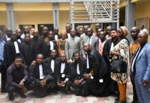 Le Garde des Sceaux félicite Maître Mohamed Mouctar Sylla à la tête du Secrétariat Général de l’Union Africaine des Huissiers de Justice