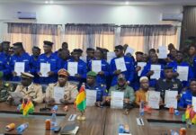 Boké: Les soldats de la Douane s’approprient du contenu du Projet de nouvelle Constitution