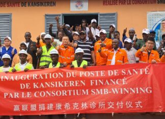 Boké Mines et Santé communautaire : Le Consortium SMB-Winning inaugure un Poste de santé flambant-neuf santé à Kansikéren (Malapouya)