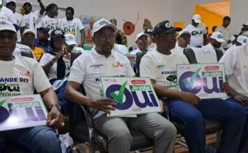 Boké/Coup d’envoi de la campagne référendaire: Population et autorités s’engagent à voter massivement OUI 100% à la nouvelle constitution