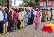 Page noire: La population de Kakandé rend un dernier hommage, à Maïmouna Sylla de la troupe Batafon