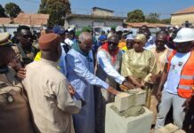 Boké-Infrastructures: Le PM lance les travaux de reconstruction de la Cité administrative