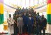 Guinée : cérémonie de port de galons et prestation de serment de hauts cadres au Palais Mohammed V
