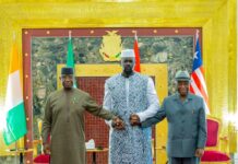 Conakry – Diplomatie régionale : sommet tripartite au Palais Mohammed V pour apaiser les différends frontaliers dans l’espace du fleuve Mano