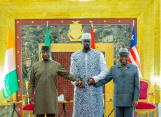 Conakry – Diplomatie régionale : sommet tripartite au Palais Mohammed V pour apaiser les différends frontaliers dans l’espace du fleuve Mano