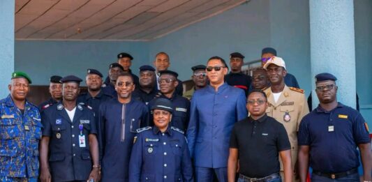 Boffa : le ministre de la Sécurité inspecte l’École nationale de Police et de Protection civile de Kafilya