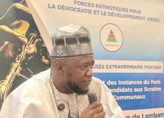 Lambanyi : le FPDD tient son premier congrrès extraordinaire et renouvelle ses instances dirigeantes