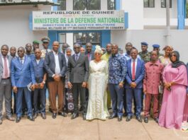 Conakry : le Garde des Sceaux en visite au Tribunal militaire de première instance permanent