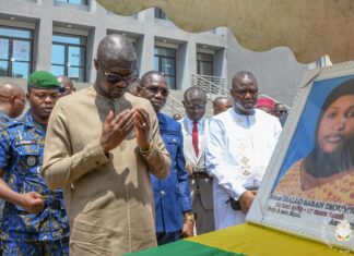 Cour d’appel de Conakry : le Garde des Sceaux, ministre de la Justice et des Droits de l’Homme rend un vibrant hommage à Maître Saran Dioumessy
