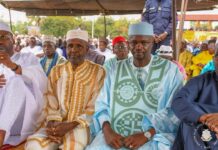 Coyah : le Garde des Sceaux Ibrahima Sory II Tounkara appelle à la paix et à l’unité nationale à l’occasion de la Tabaski
