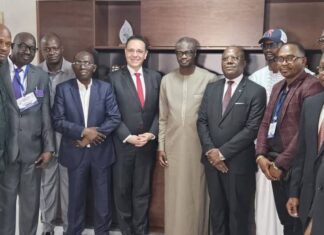 Justice : le ministre Ibrahima Sory II Tounkara échange avec l’Union Internationale des Huissiers et Officiers Judiciaires