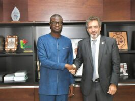 Justice et droits humains : le Ministre Ibrahima Sory II Tounkara reçoit le nouveau Coordonnateur résident du Système des Nations Unies en Guinée