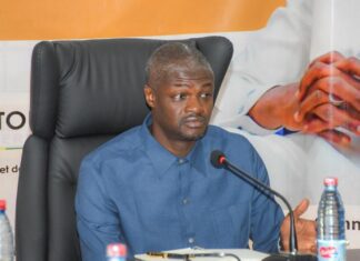 Cour d’Appel de Conakry : le ministre Ibrahima Sory 2 Tounkara évalue les préparatifs des audiences hors siège de la Cour de Justice de la CEDEAO
