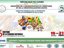 Vers la sixième édition de la Semaine Nationale de la Citoyenneté et de la Paix (SENACIP) 2026 : du 15 au 21 mai