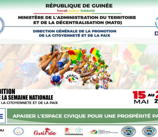 Vers la sixième édition de la Semaine Nationale de la Citoyenneté et de la Paix (SENACIP) 2026 : du 15 au 21 mai