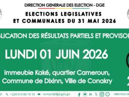 Élections législatives et communales 2026 : publication imminente des résultats partiels et provisoires