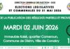 Élections législatives et communales du 31 mai 2026 : la DGE poursuit la publication des résultats partiels et provisoires