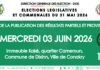 Élections législatives et communales 2026 : la DGE poursuit la publication des résultats partiels et provisoires
