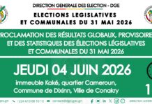 Élections législatives et communales 2026 : la DGE annonce la proclamation des résultats globaux provisoires ce jeudi