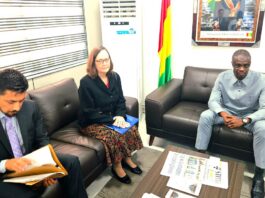 Coopération judiciaire : le ministre de la Justice reçoit la cheffe de mission de l’Ambassade des États-Unis en Guinée