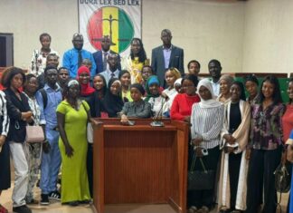 Justice : le TPI de Kaloum accueille 101 étudiants de l’Université Nongo-Conakry pour une immersion professionnelle