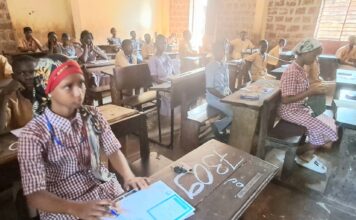 Boké : 29 525 candidats, dont 14 239 filles, affrontent l’examen d’entrée en 7ᵉ année