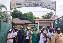 Boké – Santé publique : La ministre Khaïté Sall visite les installations de l’Hôpital régional