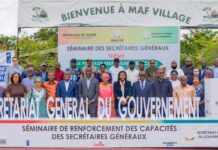 Maferinyah : les Secrétaires généraux des ministères outillés pour un pilotage plus performant de l’action publique