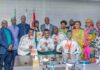 Sambo : le Premier ministre Amadou Oury Bah célèbre les champions d’Afrique et réaffirme le soutien de l’État au sport