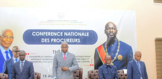Justice : la Guinée tient sa toute première Conférence nationale des procureurs pour harmoniser la politique pénale sous le leadership du ministre Ibrahima Sory II Tounkara
