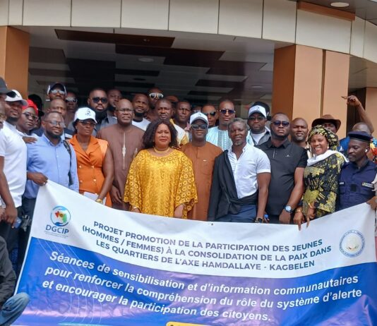 Consolidation de la paix : la DGCIP lance une campagne de mobilisation des jeunes dans les quartiers de l’axe Hamdallaye-Kagbelen