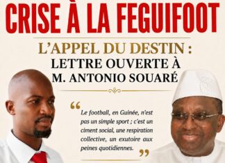 L’appel du destin : lettre ouverte à M. Antonio Souaré, Par Bassamba Amine