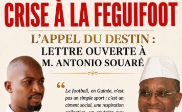 L’appel du destin : lettre ouverte à M. Antonio Souaré, Par Bassamba Amine