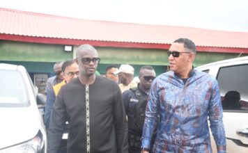 Dubréka : le ministre de la Justice constate l’avancement des travaux de la future Maison centrale de Yorokoguia
