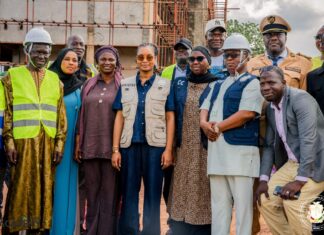 Kankan : la ministre Djami Diallo en mission de suivi des infrastructures universitaires