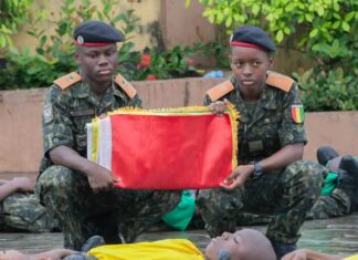 Journée du drapeau national : le Premier ministre Amadou Oury Bah préside la cérémonie au Prytanée militaire