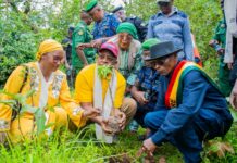 Kindia : la 2ᵉ édition de la campagne nationale de reboisement clôturée sous le signe de « Une Femme, Un Arbre »