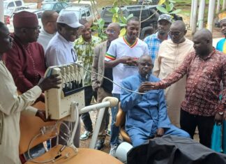 Boké : l’ONG Guinée Solidarité offre cinq lits médicalisés à l’hôpital régional