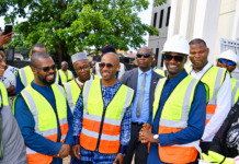 Tribunal de première instance de Mafanco : le ministre de la Justice suit l’avancement des travaux