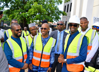 Tribunal de première instance de Mafanco : le ministre de la Justice suit l’avancement des travaux