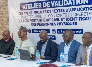 Guinée : un atelier de validation des textes d’application sur l’état civil et l’identification des personnes lancé à Conakry
