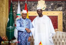 Audiences présidentielles : le Président Mamadi Doumbouya reçoit les parlementaires étrangers